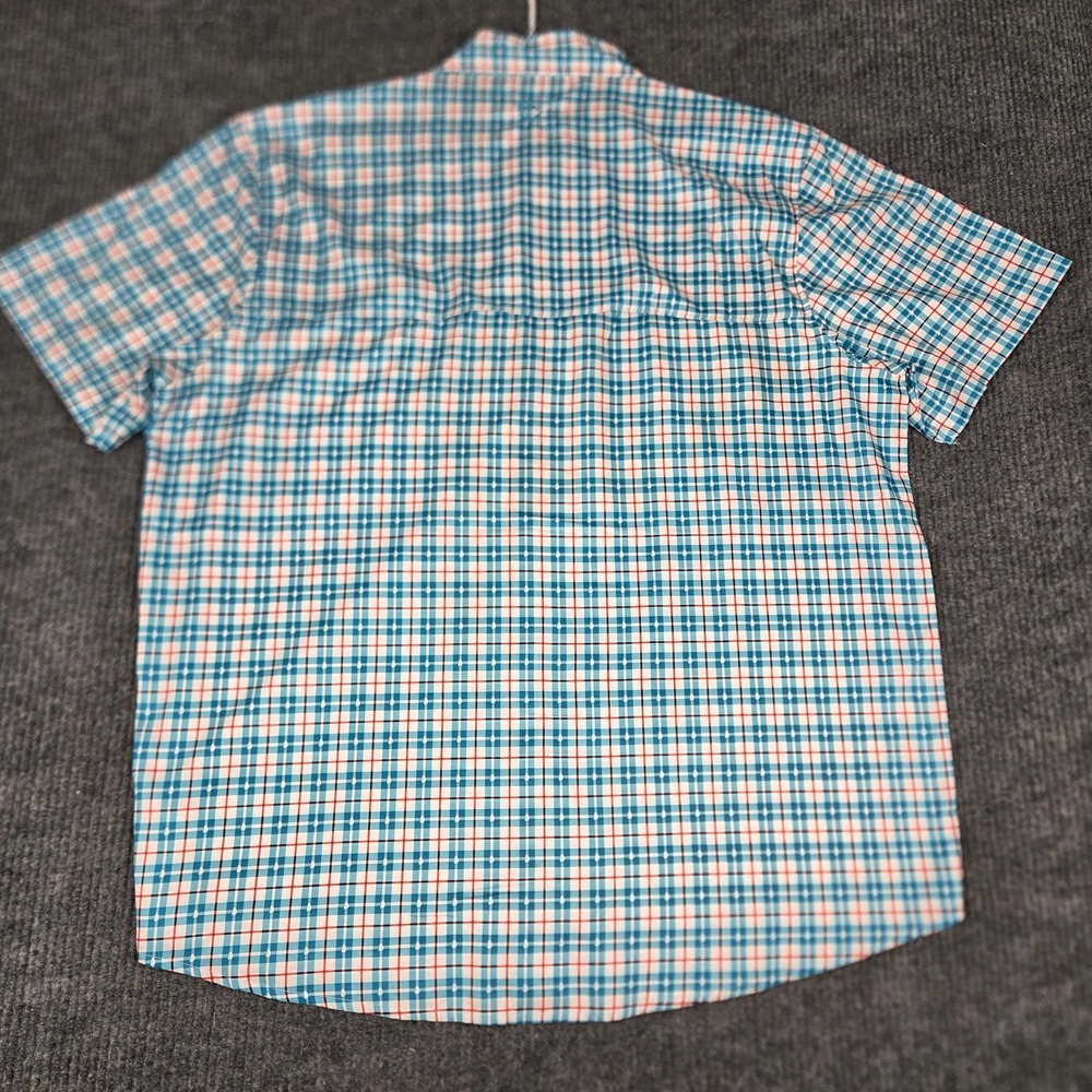 Magellan Outdoors Mens 2XL Blue Plaid Fish Gear Relaxed Fit Fishing Shirt 26681 - Picture 2 of 8